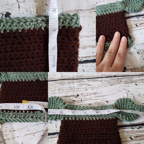 Crochet Green Baby Yoda cup cozy - Picture 7 of 7